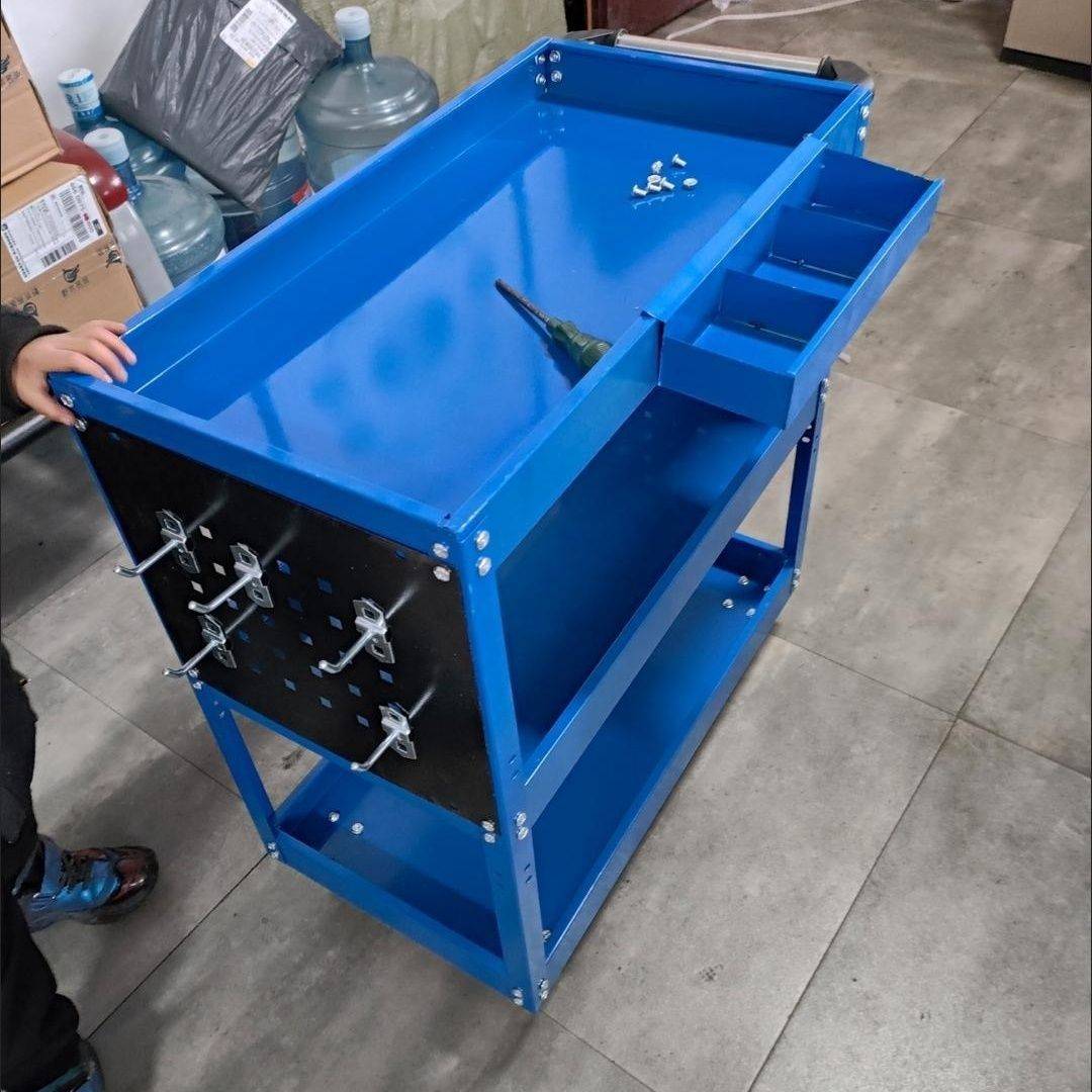 移动工具车汽修维修手推车工具箱收纳车推拉车汽修小推车带轮子推