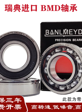 瑞典BMD高品质带卡簧槽轴承6216/6217/6218/6219-2ZN/-2RSN/P5