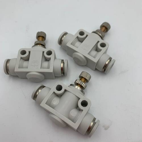 朝白色气动接头LSA4管道阀LSA6调气节流阀PA8LSA10LSA12PA6