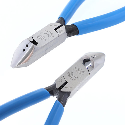 MJL斜嘴钳6寸E型斜口钳带两个剥线孔1.5MM/2MM剥线钳多功能水口钳