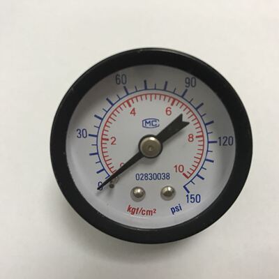 Mc 轴向压力表 10kgf/cm2 150psi 直径40-42mm zg1/4牙 Y-40Z