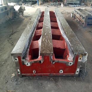 T机床件 树脂砂2019.4.2翻砂铸造床铸身底座 大型灰铁H250铸件