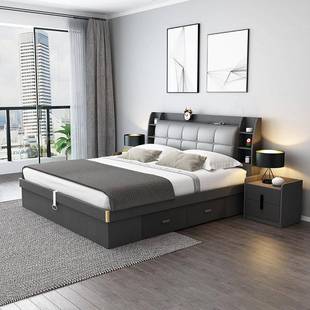 气动高箱储物床1.8米1m215主卧小户型收纳.板 1.11.2万人收藏