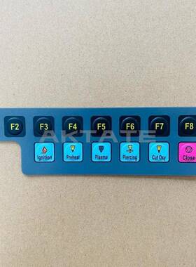 数控大切割机交系统键贴膜新款方ZLR菱数控F100B显示屏幕键盘2维