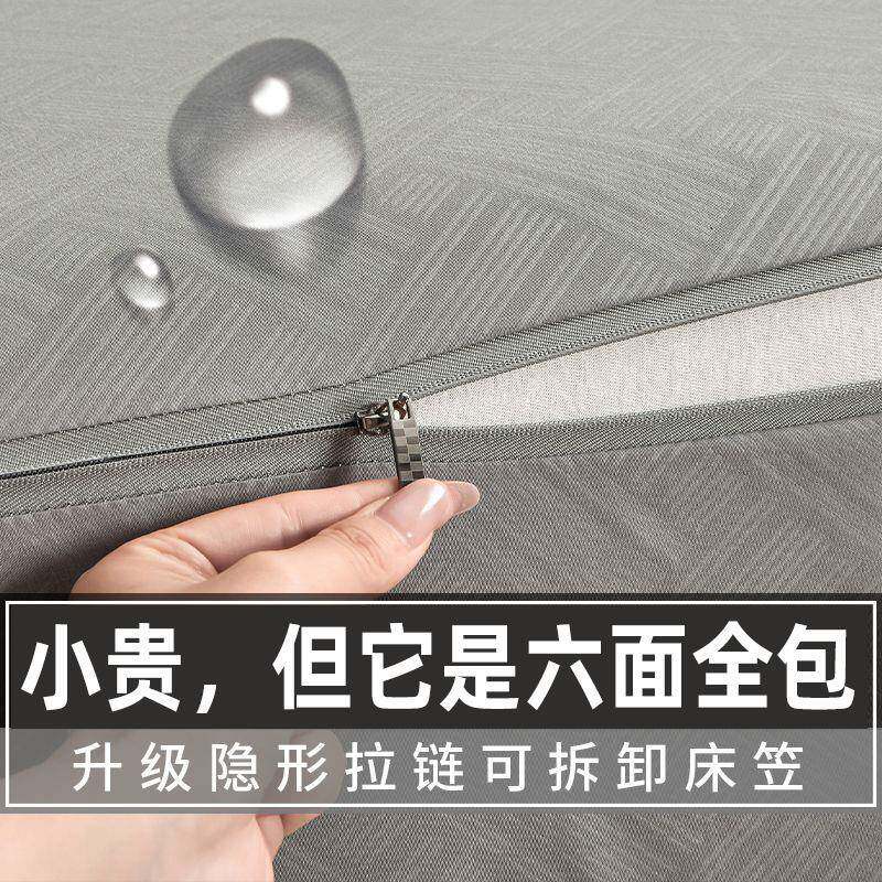 套六面全包床笠防水席厂家直供梦思套乳胶床垫床罩棕拉链单床垫床