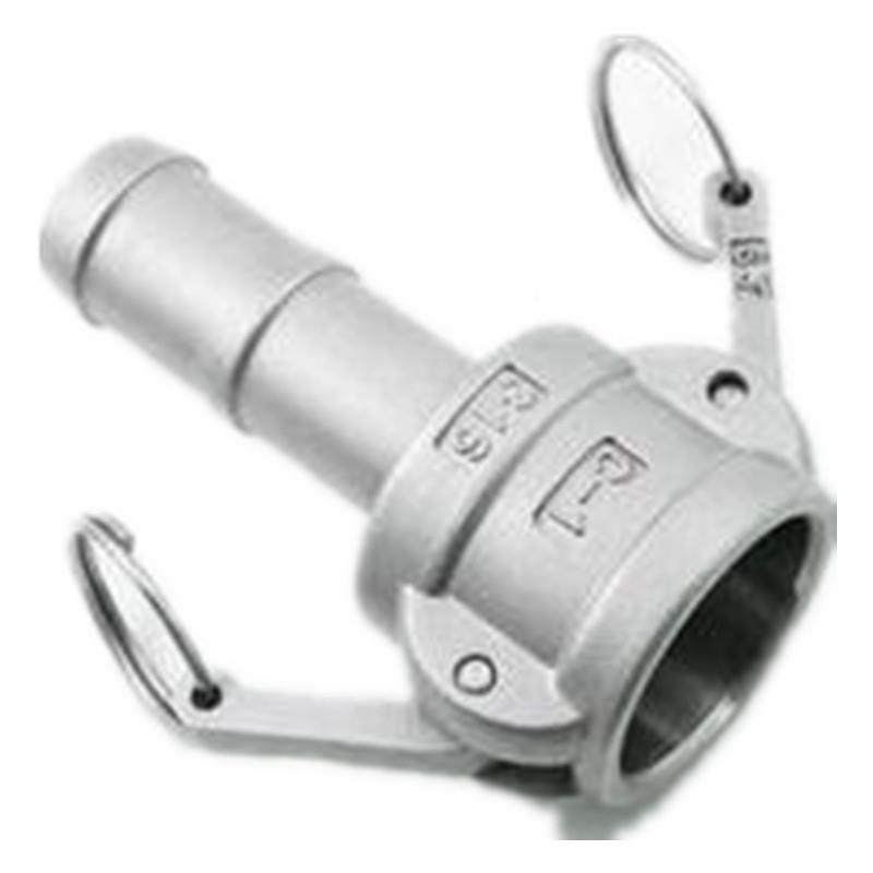 不锈 钢04 变径法兰羊角速接头 大小头HBO阴阳端槽罐车快快速接头