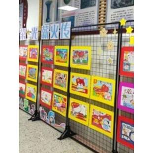 铁丝网格货架落地铁置艺网片架62381093展会超双面市展示网架地摊