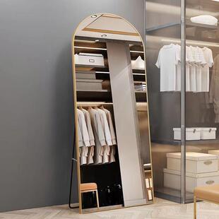 穿衣镜全镜家用BZO卧室壁挂落地贴墙服店试装衣拱立体身全身试门