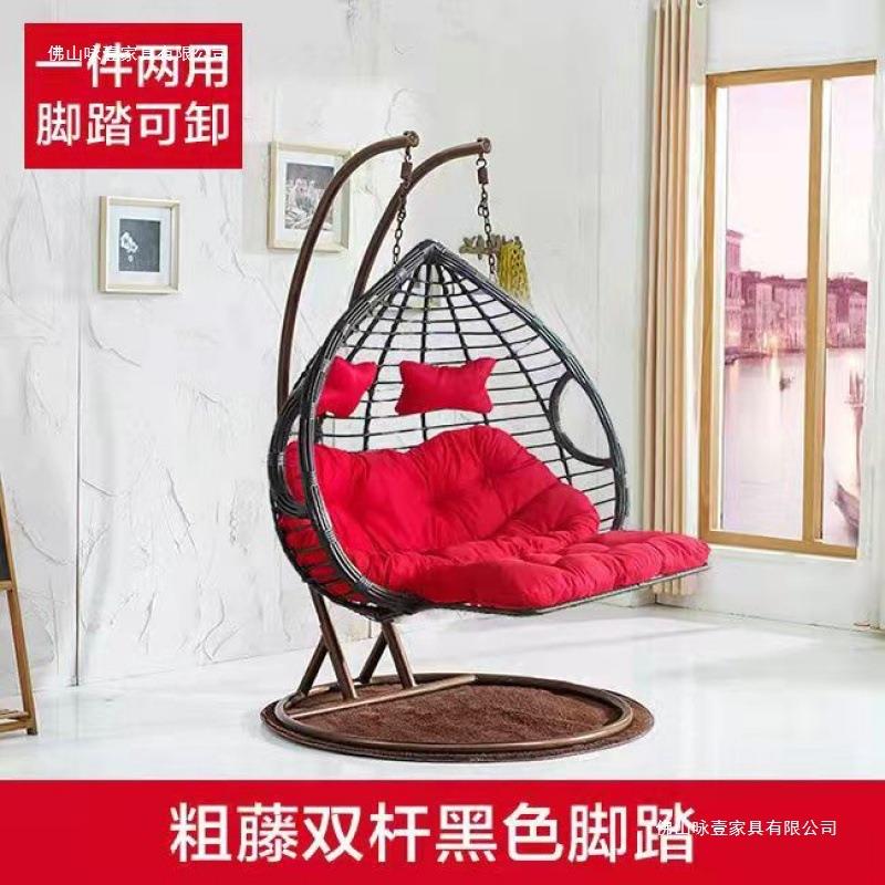 吊篮藤室内家吊秋千成椅人吊床阳台单见详情用双人摇摇躺椅客厅懒