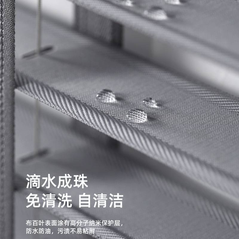 布百叶窗帘朗丝帘厨房办公室卫生间用防水遮阳帘卧室客厅遮光
