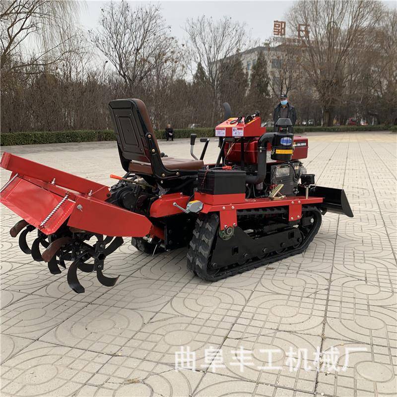 多功自能自耕860走式履旋机带走式田园管理机柴油电启动耕地机播