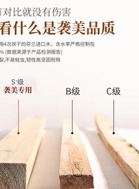 实格栅隔断客厅木质屏风F7599T8T厅门口木客餐木隔断入条户门玄关