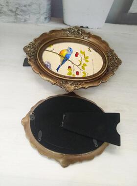 复古TM672769装饰轻画欧画式花鸟挂画奢壁关餐厅玄卧室房间墙画美