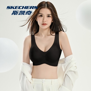 斯凯奇内衣旗舰店女士内衣女生小胸聚拢收副乳防下垂胸罩运动文胸