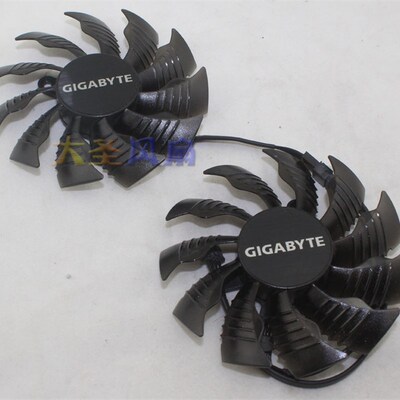 GIGABYTE技嘉 GTX960 双风扇PLA09215S12H 12V 0.55A显卡散热风扇