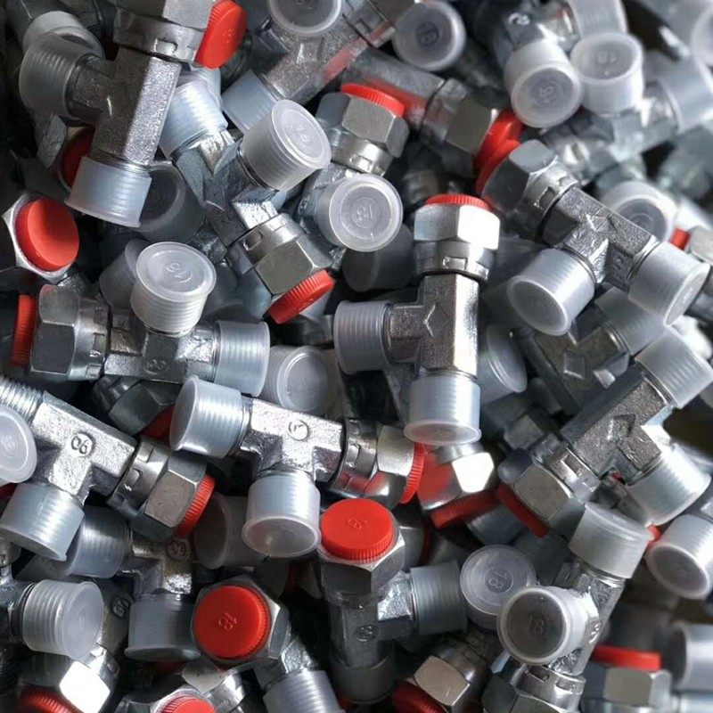 外螺纹保护套白色PE钢管接头塑料帽 堵头封盖 封头管堵公制M8~M64