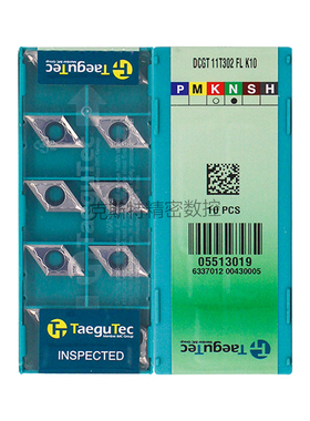 韩国特固克 Taegutec数控刀片 DCGT11T302-FL K10
