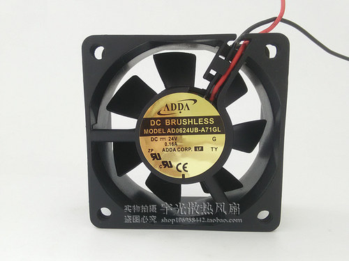 原装正品ADDA6025 24V 6CM AD0624UB-A71GL 直流风扇 变频器风扇