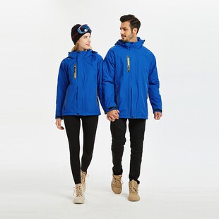 秋冬户外野行登山冲锋衣 隔水透气摇粒绒保暖男女情侣款外套