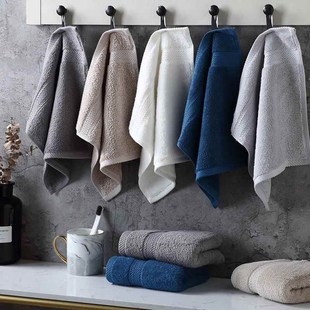 酒店小方巾全棉毛巾男女专用纯棉洗脸吸水家用擦手巾挂式卫生间