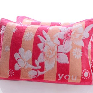 纯棉柔软亲肤e 40*60cm儿童宝宝小枕巾 全棉加厚 中号小号枕头专