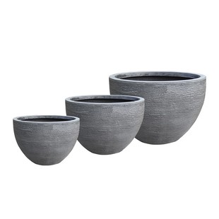 镁泥水泥做旧组合花盆庭院阳台种植花箱花钵纤维花盆种菜盆栽花器