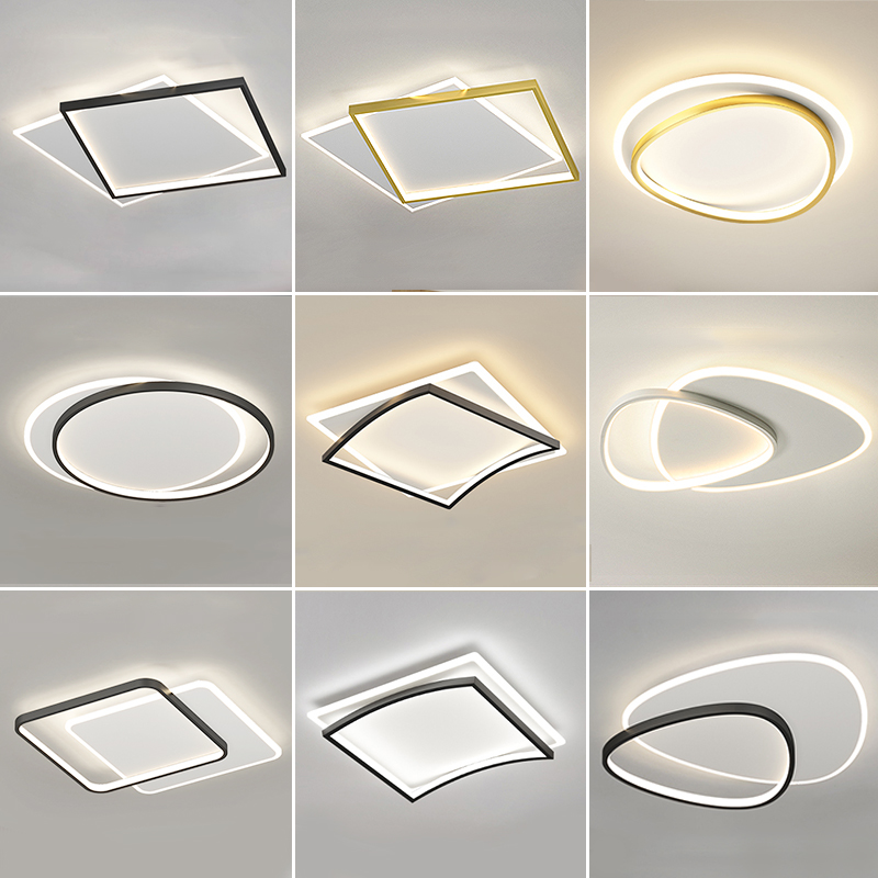 吸顶灯客厅led卧室p灯现代简约大气主卧超薄圆方形北欧儿童房灯具