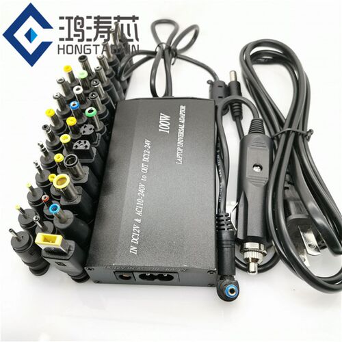 华硕联想dell笔记本多功能适配器 万能电源带USB车载充电器dc插头
