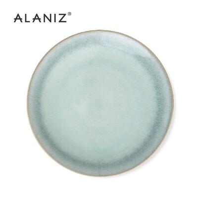 alaniz南兹浮岚牛排盘平盘家用窑变盘子盘子家用陶瓷义大利面 面