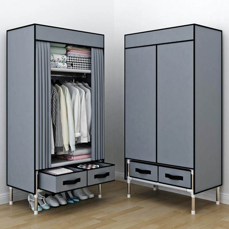 简易布衣柜家用卧室学生出租房单人小号宿舍全钢架加粗加厚小户型,3C数码配件,USB多功能数码宝,淘宝优惠券,粉丝福利购,淘宝优惠卷