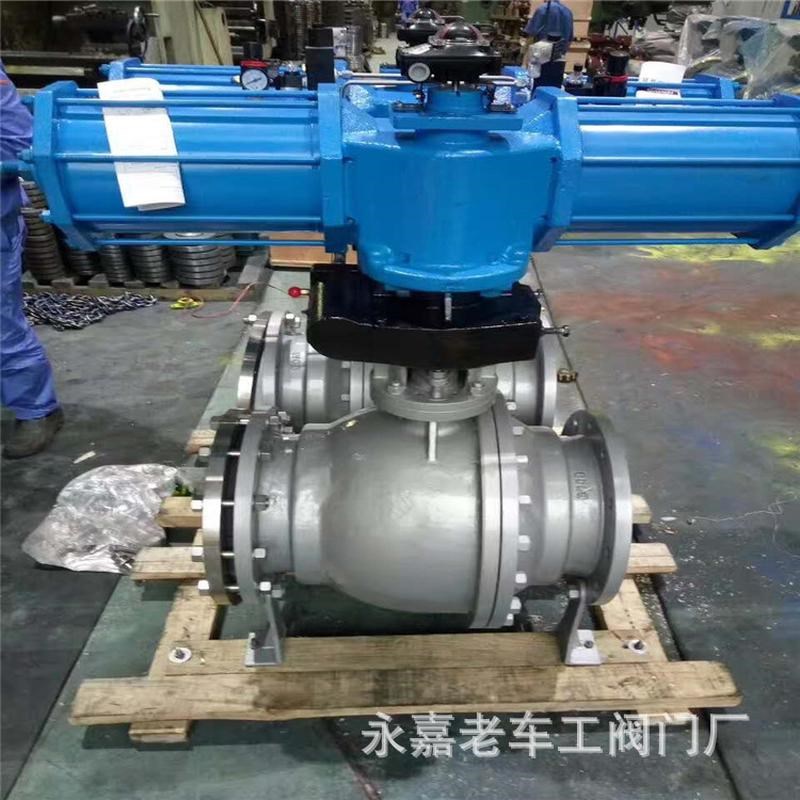 涡轮传动耐磨卸灰球阀Q347MF-2.5CDN15R0铸钢固定球卸灰球阀