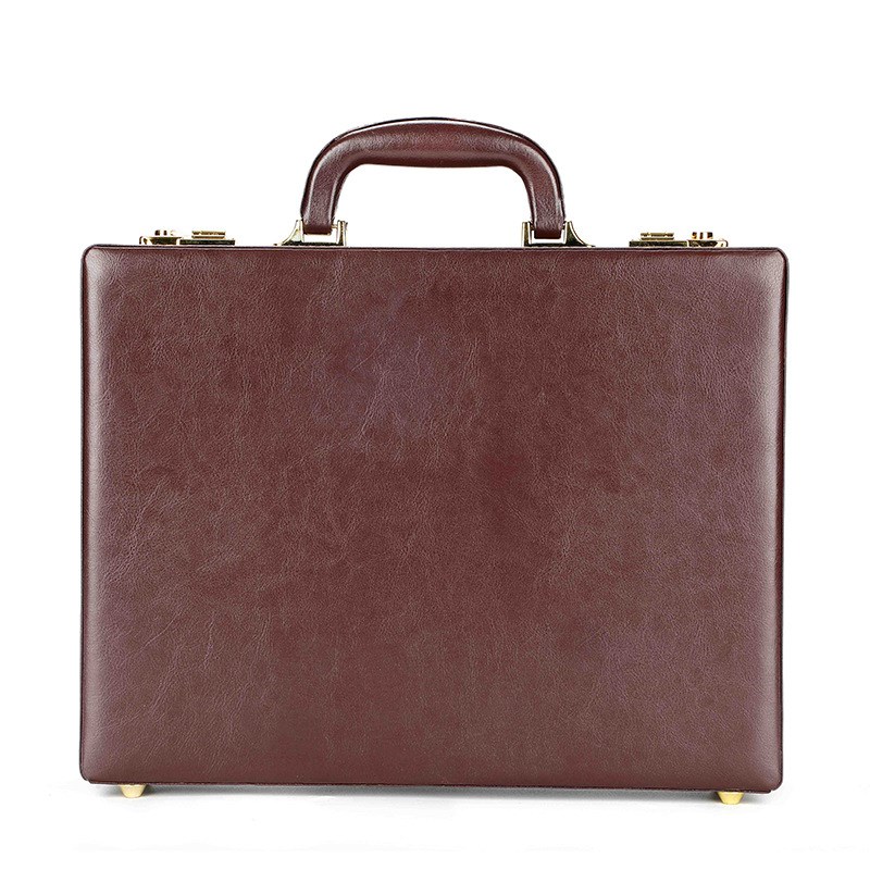 高端交房箱商务交付钥p匙盒手提密码锁PU皮箱地产包装礼品盒工具