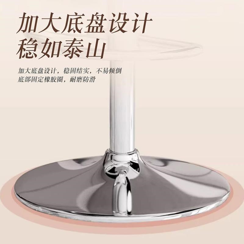 吧台椅子现代简约高脚凳子可升降旋转前台收M银吧凳轻奢时尚酒吧