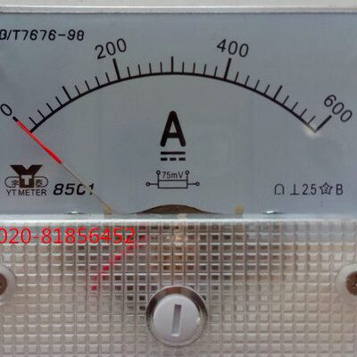 直流电流表85C1-600A 600A 85C1-750A 85C1-A 75MV GB/T7676-98