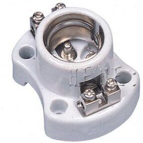 船用灯座 B22卡口灯座 信号灯灯头 陶瓷灯头 B22d 793505 FB-22