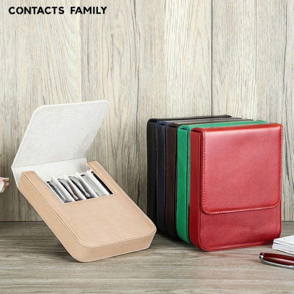 真皮钢笔收纳盒6只装手工制作创意抽屉式公自来水笔盒现货,文具电教/文化用品/商务用品,笔袋,淘宝优惠券,粉丝福利购,淘宝优惠卷