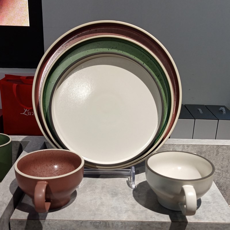 酒店陶瓷餐具gMOD釉下彩无铅无镉无动物骨灰西餐盘碗汤盘陆家仓库