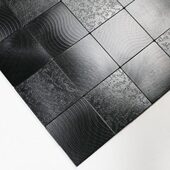 自粘金属马赛克墙贴自贴店面背景墙工装 厨房餐厅吧台KTV电视墙砖