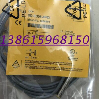 全新图尔克接近开关BI2-EG08-AP6X 质保一年