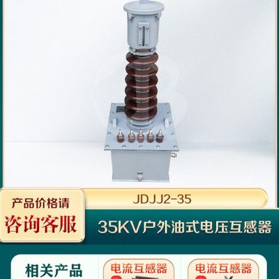 JDJJ2-35单相电压互感器35KV户外油浸式电压互感器35000/100V电站