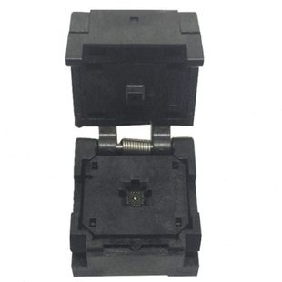 QFN20 老化座 QFN测试座 翻盖弹片测试座 qfn20适配器 烧写座