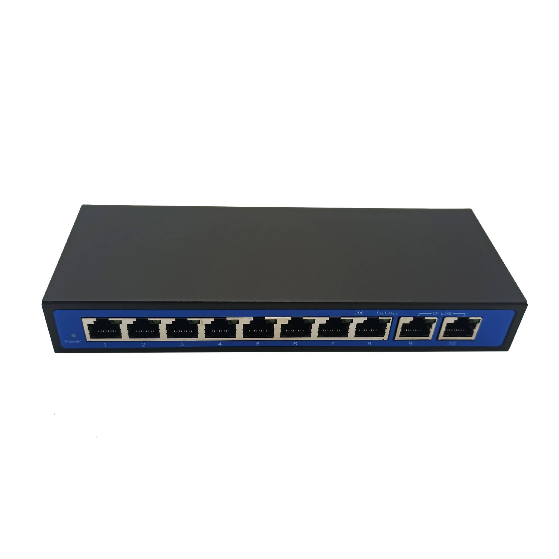 标准非标8口百2千兆poe供电交换机监控无线AP面板楼宇用15V24V48V