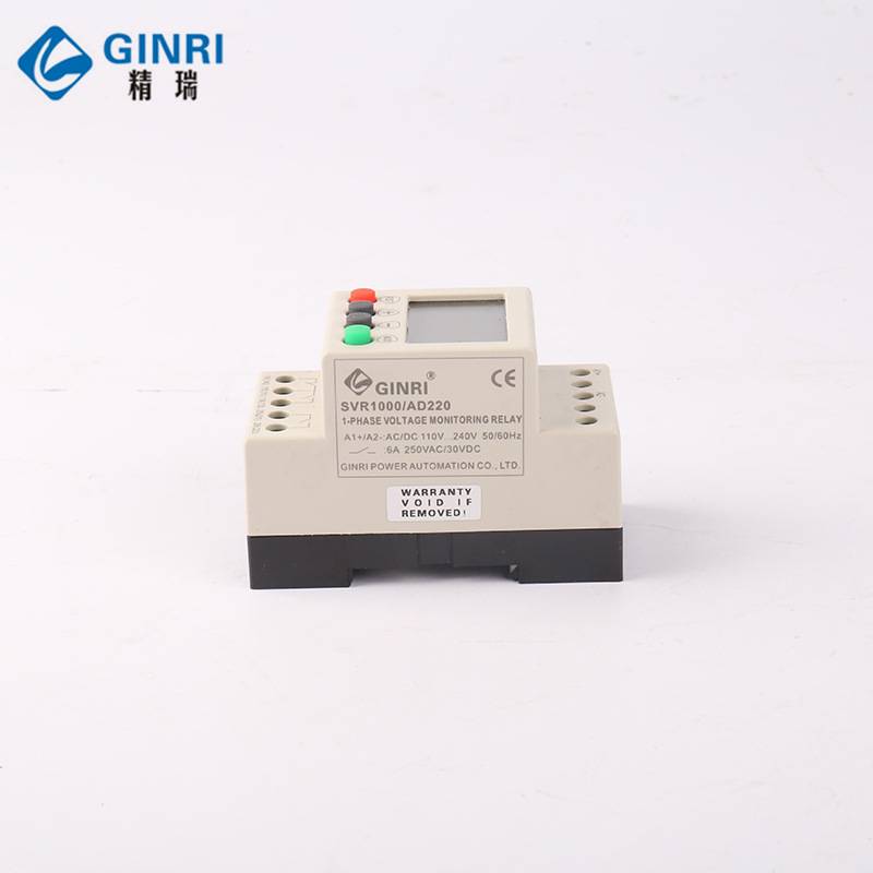 GINRI精瑞SVR1000/过欠压保护器 液晶显示单相直流电压保护继电器