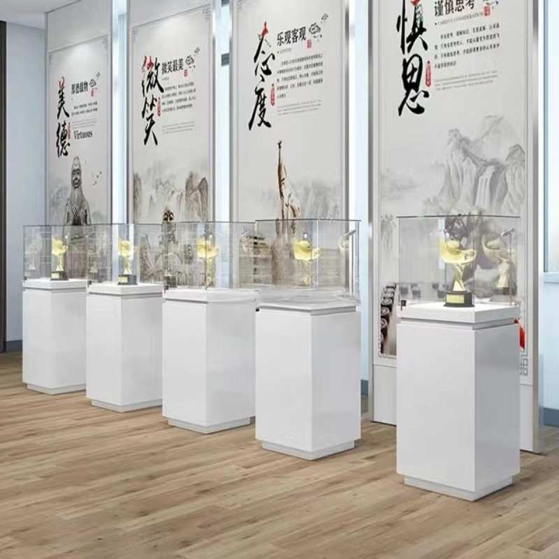 模型展示柜透明玻璃柜台珠宝玉器展览展示博物馆客厅陈列柜古董柜