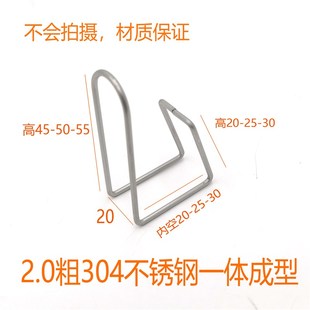 304不锈钢晾衣杆挂钩晒衣服防风扣衣架方管固定防滑卡扣