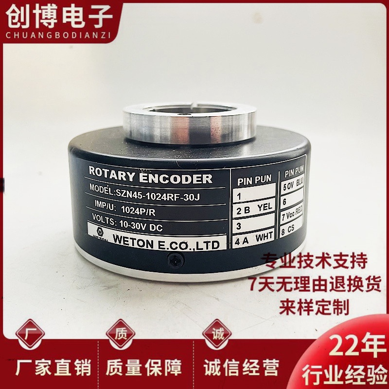 SZN45-1024RF-30J电梯电机光电旋转编码器600RF  512RF