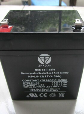12V4.5AH蓄电池 UPS楼宇对讲12v4.5A电瓶/20HR12V免维护蓄电池4AH