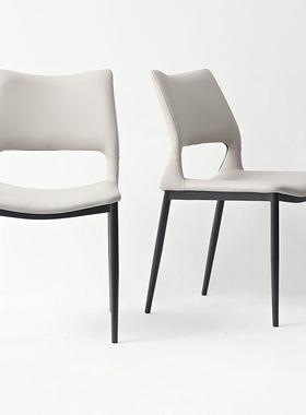 意极式奢家子用现代LWY简餐椅网红轻靠背椅子凳酒店高档化妆椅书桌椅