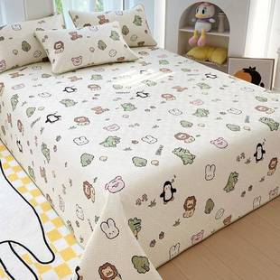 榻榻米床盖202新款 单人面学RWQ5生宿舍双床单三件套