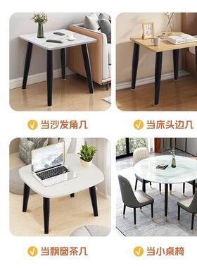 方约岩板桌腿大理石支架玻璃桌脚书圆简桌桌子书架实木板支IZO撑